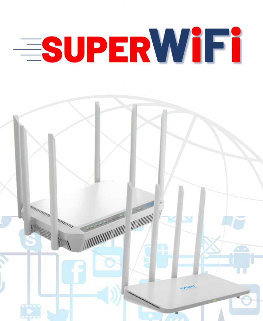 System SUPER WiFi - zestaw routerów z systemem EasyMesh